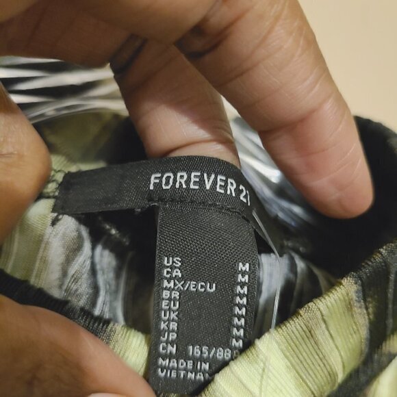 Forever 21 | Women's Tie Dye Sleeveless Mini Bodycon Dress (Size Medium) - Picture 2 of 11